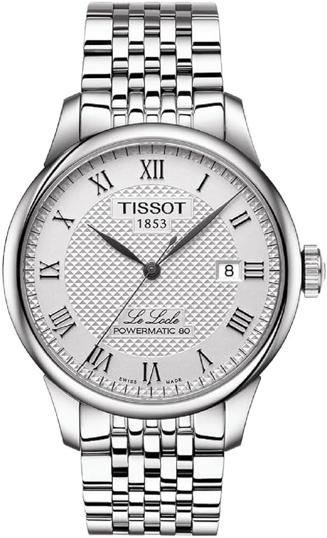 TISSOT(ティソ) ウオッチ メンズ TISSOT ル ロックル パワーマティック80 しろがね色文字記号盤 腕輪 T0064071103300  定まりインポート品