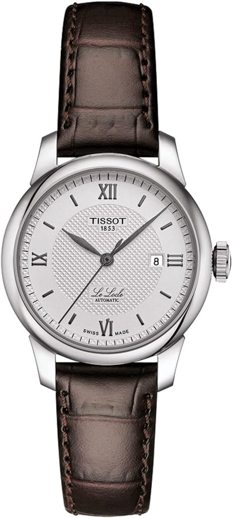 TISSOT(ティソ) ウオッチ レディース TISSOT ル ロックル オートマティック 成人女性 しろがね色文字記号盤 なめし革三尺帯 T0062071603800  定まりインポート品