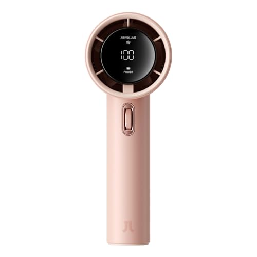 JISULIFE ハンディ扇風機 小型 卓上扇風機 USB充電式 3600mAh大容量バッテリー 最大12時間動作 ミニ扇風機 手持ち扇風機 1-100段階風量調節 強風 LEDデジタル表示 携帯扇風機 超軽量 静音 瞬間冷却 暑さ対策 熱中症対策 旅