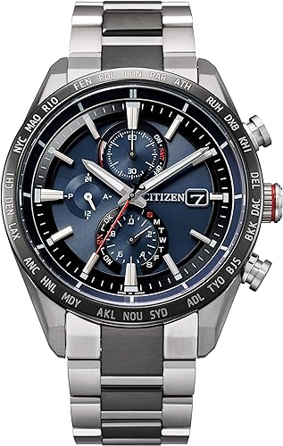 CITIZEN  ウオッチ アテッサ シチズン ATTESA ACT Line 電磁波ソーラー 雨合羽 AT8186-51L メンズ しろがね色