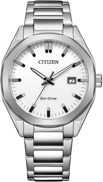 Citizen  ウォッチ 光発生エコ 運転 雨合羽 オクタゴン 白 白いこと 分かりやすい BM7620-83A メンズ しろがね色 その他-レディースファッション