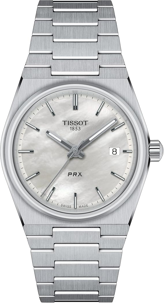 ティソ  ウオッチ TISSOT PRX 35粍 定め事インポート品  腕輪 T1372101111100 レディース 白いこと 母ちゃん オブ パール文字記号盤