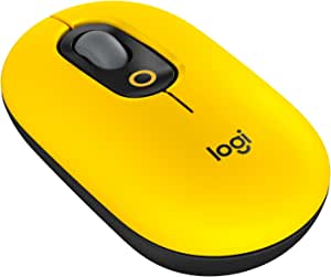 ロジクール POP MOUSE M370YL 静音 ワイヤレスマウス 無線 Bluetooth Logi Bolt Unifying非対応 左右対称 windows mac iPad Chrome OS Surface マウス スクロールホイール 無線画像