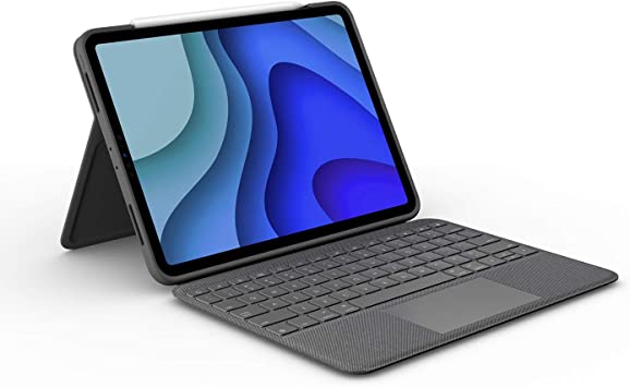 ロジクール iPad Pro 11in 第3時人 第2時人 第1時人 相応う 貨物自動車パッド付き添い人 鍵盤容れもの Folio Touch iK1175BKA Smart Connector 繋ぎ合わせる 英語取り合わせ 薄型 うしろ側ともし火付き添い人 スマートコネクタ 国