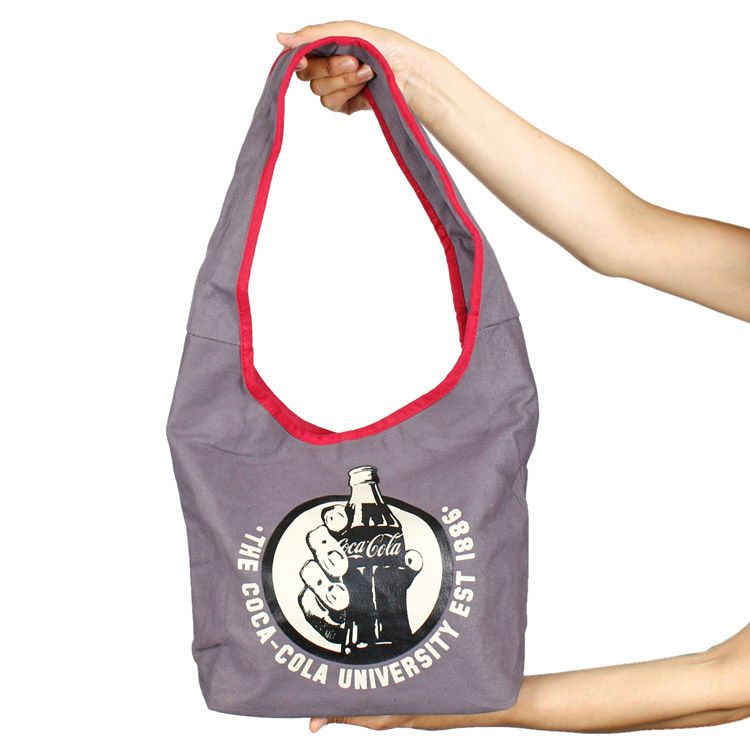 楽天市場 コカ コーラブランド バケツバッグ グレー ショルダーバッグ Coca Cola アメリカ雑貨 アメリカン雑貨ｃｏｌｏｕｒ