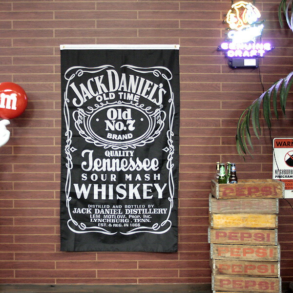 【楽天市場】アメリカンフラッグ Jack Daniel�s （ジャックダニエル ） ウイスキー バーグッズ 旗 インテリア アメリカ雑貨