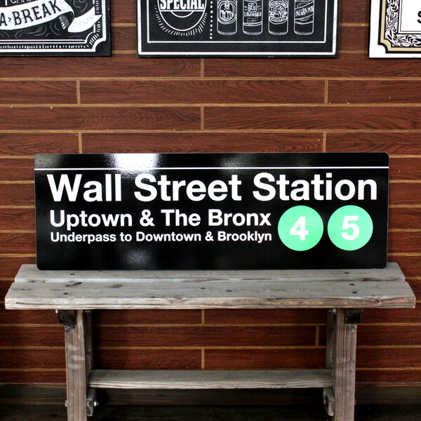 楽天市場】NEW YORK サブウェイサイン（L）「Downtown & Brooklyn -NR