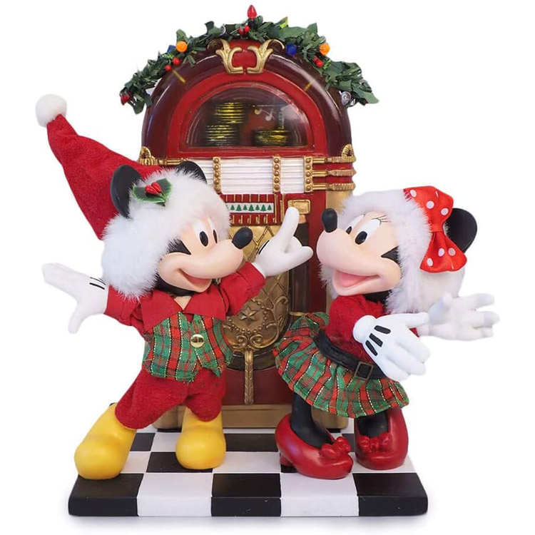 Disney ミッキー ミニー ジングルベル スウィング フィギュア 置物 電飾 オブジェ 飾り クリスマス ディズニー インテリア アメリカ雑貨 Department 56 Natboardmcqs Com