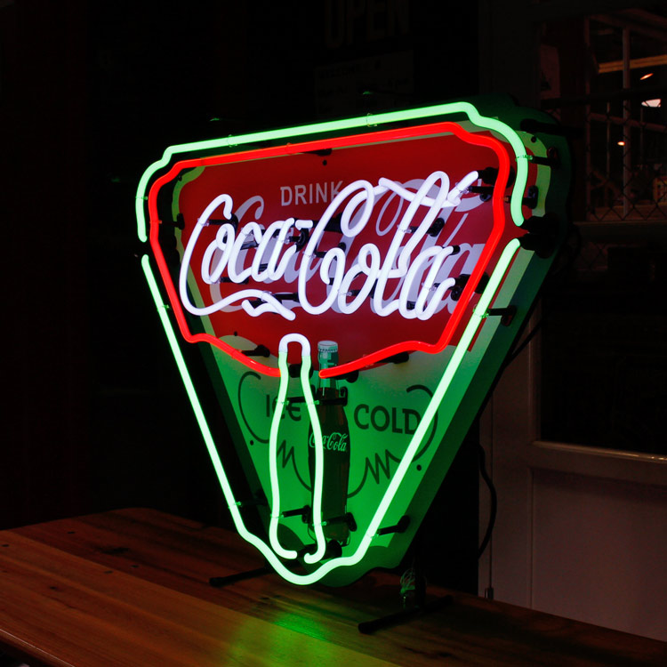 正規激安 看板 照明 ネオンサイン COCA-COLA コカ コーラ ICE COLD