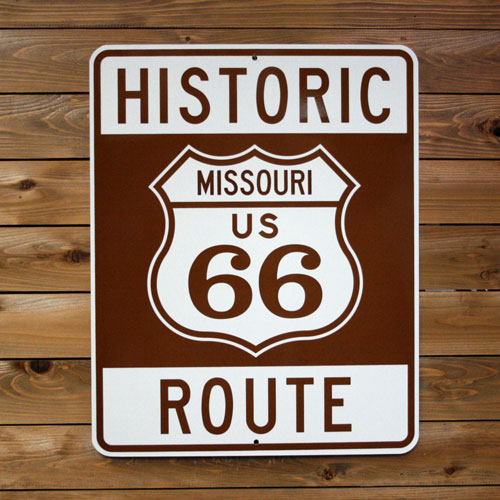 楽天市場】トラフィックサイン HISTORIC Route 66 CALIFORNIA 縦76×横
