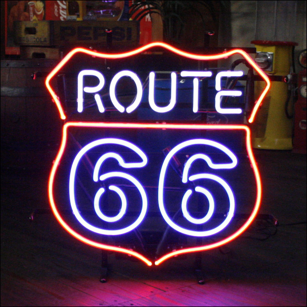 楽天市場 ネオンサイン Route 66 ルート６６ ネオン管 照明 店舗装飾 インテリア ガレージング アメリカ雑貨 アメリカン雑貨 アメリカン雑貨ｃｏｌｏｕｒ