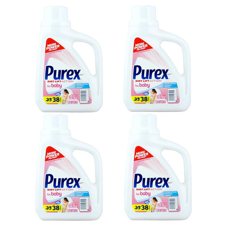 洗濯用洗剤 Purex ピュレックス For ベビー 38回分 1470ml 50oz 4本セット 洗濯洗剤 輸入洗剤 日用品 アメリカ製 アメリカ雑貨 一流の品質