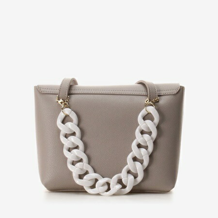 サマンサタバサ アンド Colors ショルダーバッグ トイチェーン付きショルダーバッグ グレー Chouette アンド シュエット クローバーリーフ サマンサタバサ 財布 バッグ レディース 彼女 正規品 新品 ギフト 記念日 お祝い 入学祝 就職祝 クリスマス プレゼント かわいい