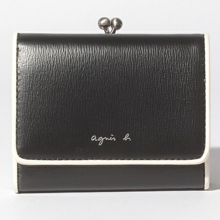 国内配送 アニエスべー 折財布 ミニウォレット ブラック Agnes B アニエス ベー ボヤージュ 手数料安い Www Masterworksfineart Com