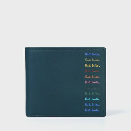 パーチスミス 時代銭入れ マルチカラードロゴタイプ 2つ屈折折財布 緑 Paul Smith ポール スミス ポールスミス 財布 バッグ メンズ レディース 彼 アミ 定事物品 新品 貰物 メモリ開催日 お祝宴い 入り込む祝 就職祝 クリスマス 差上物 Ficap Fr