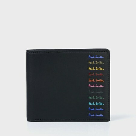 ポールスミス 折財布 マルチカラードロゴ 2つ曲り折財布 ブラック Paul Smith ポール スミス ポールスミス 財布 バッグ メンズ レディース 彼氏 アミ 正規品 新品 ギフト 記念日 お祝い 入学祝 就職祝 クリスマス プレゼント Manitobachiropractors Ca