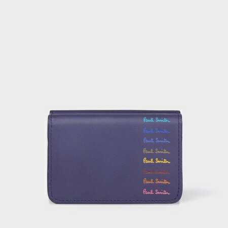 ポールスミス 折財布 3つ折り財布 マルチカラードロゴ パープル Paul Smith ポール スミス ポールスミス 財布 バッグ メンズ レディース ボーイフレンド 彼女 正規品 新品 戴物 記念日 お慶典い 入学祝 就職祝 クリスマス プレゼント Kossacklaw Com