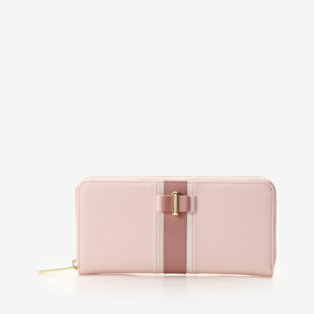 サマンサタバサ 長財布 ダブルリボン ラウンド長財布 ピンク Chouette アンド シュエット Francophile Dk