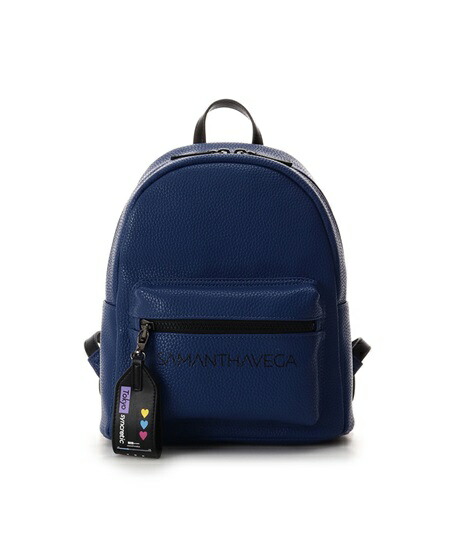 人気のファッションブランド バックパック リュック Vega Samantha リュック Samanthavegaロゴリュック ブルー サマンサタバサ Www Wbnt Com