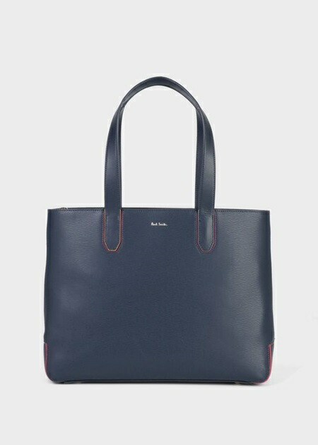 楽天市場 ポールスミス トートバッグ スワールカラーライン ネイビー Paul Smith ポール スミス クローバーリーフ