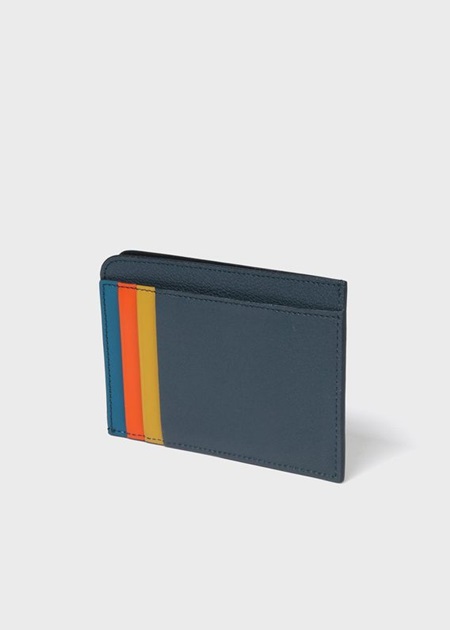 ポールスミス ポールスミス スマート ウォレット カラースロット ポール ブルー アニエスベー Paul Smith ポール スミス クローバーリーフ ポールスミス 財布 バッグ メンズ レディース 彼氏 彼女 正規品 新品 ギフト 記念日 お祝い 入学祝 就職祝 クリスマス プレゼント