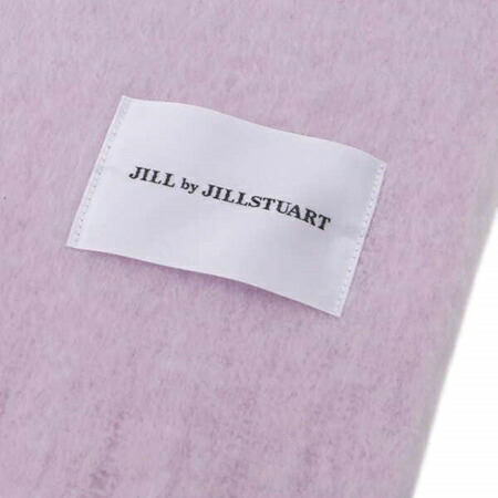 ジルバイジルスチュアートJILLbyJILLSTUARTマフラーカラーループヤーンストールラベンダー