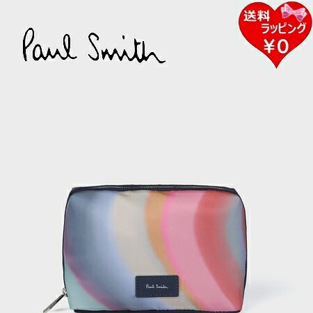 【無料ラッピング】 ポールスミス Paul Smith ポーチ スプレースワール M ネイビー ブランド 正規品 新品 ギフト プレゼント 人気 おすすめ 誕生日 記念日 クリスマス 送料無料