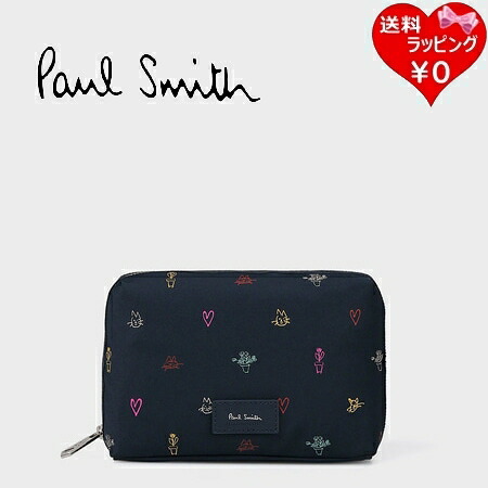 【無料ラッピング】 ポールスミス Paul Smith ポーチ ミックスドゥードゥル ネイビー ブランド 正規品 新品 ギフト プレゼント 人気 おすすめ 誕生日 記念日 クリスマス 送料無料｜クローバーリーフ