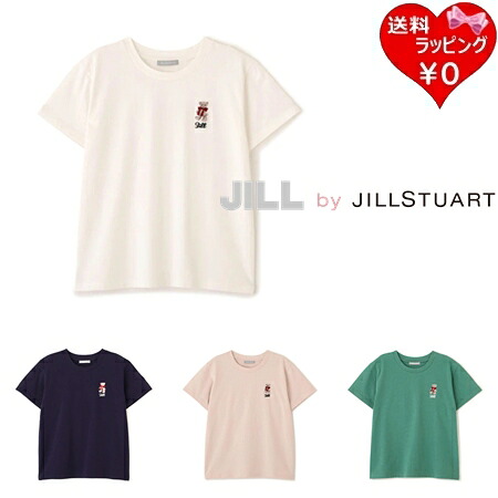 【無料ラッピング】 ジル バイ ジルスチュアート JILL by JILLSTUART Tシャツ BEARシリーズ 刺繍Tシャツ オーガニックコットン 綿100% レディース ブランド 正規品 新品 ギフト プレゼント 人気 おすすめ 誕生日 記念日 クリスマス 送料無料|クローバーリーフ