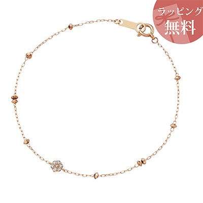 【無料ラッピング】 ヨンドシー ブレスレット K18ピンクゴールド 4℃ レディース ブランド 正規品 新品 ギフト プレゼント 人気 おすすめ 誕生日 記念日 クリスマス 送料無料｜クローバーリーフ
