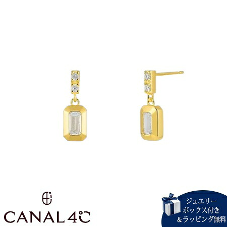 【無料ラッピング】 カナルヨンドシー Canal 4℃ カナル4℃ ピアス シルバー EARFLOW 揺れる エメラルドカット キュービックジルコニア レディース ブランド 正規品 新品 ギフト プレゼント 人気 おすすめ 誕生日 記念日 クリスマス 送料無料｜クローバーリーフ 17,220円