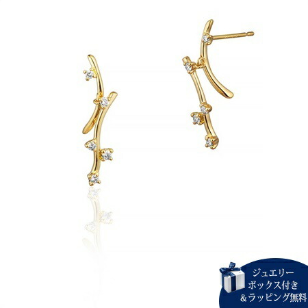50%OFF ヨンドシー 4℃ ピアス K18イエローゴールド ダイヤモンド