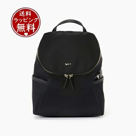【無料ラッピング】 アニエスべー agnes b バックパック デイパック リュック ブラック メンズ レディース ブランド 正規品 新品 ギフト プレゼント 人気 おすすめ 誕生日 記念日 クリスマス 送料無料|クローバーリーフ