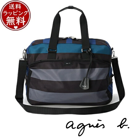 【無料ラッピング】 アニエスベー agnes b バッグ 【ユニセックス】 ボストンバッグ ポーチ付き ブルー ブランド 正規品 新品 ギフト プレゼント 人気 おすすめ 誕生日 記念日 クリスマス 送料無料