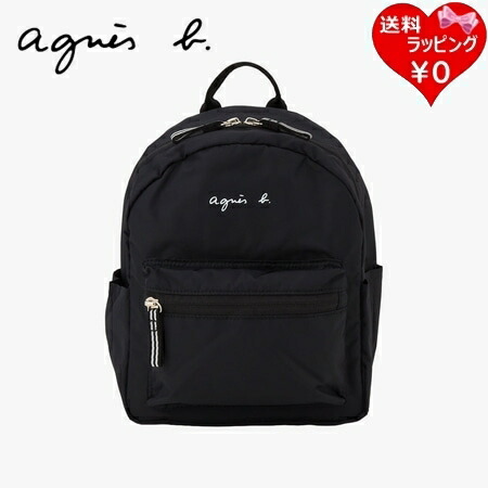 【無料ラッピング】 アニエスベー agnes b 背嚢 キッズ ユニ一発やる ロゴタイプ ミニ背嚢 黒いこと ブランド名 置き目品 新品 差し上げ物 差し上げ物 一般受け おすすめ 生まれ落ちる日 祝する日 クリスマス 貨物輸送無料