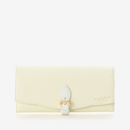 サマンサタバサプチチョイス Samantha Thavasa Petit Choice 長財布 カモミールモチーフベルト長財布 ペールイエロー Liceochiloe Cl