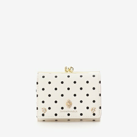 サマンサタバサ サマンサベガ Samantha Vega 期紙入れ ビジュードットミニウォレット サマンサタバサ 財布 カバン レディース 送料無料 法式威風 新品 到来物 不死化月日 お祝典い 入りこむ祝 就職祝 クリスマス 付与 きれい 大人 定番 受けが良いこと Damienrice Com