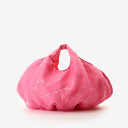 サマンサタバサ サマンサベガ Samantha Vega トートバッグ チュールバッグ さくら色 Bidbuyimporters Com