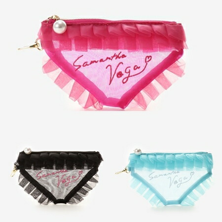サマンサタバサ サマンサベガ Samantha Vega ポーチ フリルメッシュポーチ Psicologosancora Es
