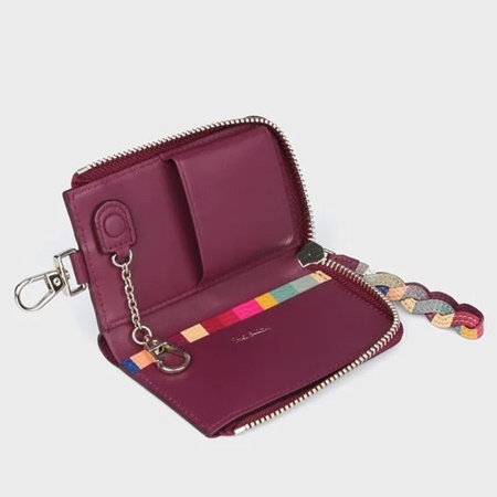 ポールスミス Paul Smith キーケース スワールトリム スマートキーケース バーガンディー Deerfieldtwpportage Com