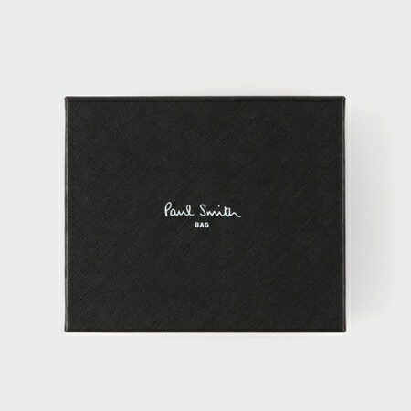 ポールスミスPaulSmithカードケーススワールエッジ名刺入れオレンジ
