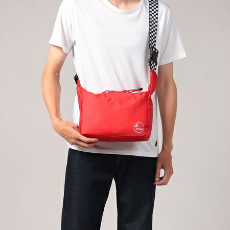 アニエスべー agnes b 2wayショルダーバッグ ショルダーバッグ レッド