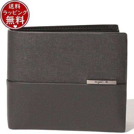 【無料ラッピング】 アニエスべー agnes b 折財布 ウォレット ブラック メンズ レディース ブランド 正規品 新品 ギフト プレゼント 人気 おすすめ 誕生日 記念日 クリスマス 送料無料