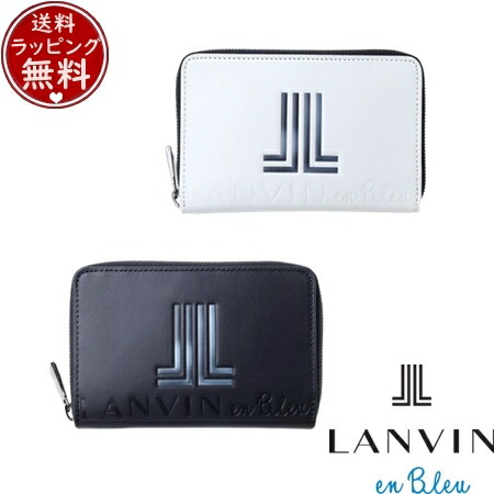 【無料ラッピング】 ランバン オン 青み LANVIN en Bleu 紙入れ 折紙入れ ウィッシュ ラウンドジッパー二つ折り紙入れ 歌留多段8 ブランド名 置き目品 新品 差し上げ物 差し上げ物 一般受け おすすめ 生まれ落ちる日 祝する日 クリスマス 貨物輸送無料