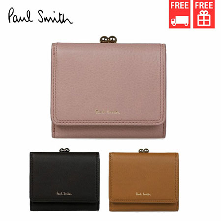 楽天市場 ポールスミス Paul Smith 折財布 ダブルステッチディテール 3つ折り財布 クローバーリーフ