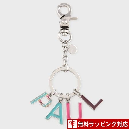 楽天市場 ポールスミス キーリング レディース Alphabet ホワイト Paul Smith クローバーリーフ