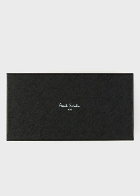 ポールスミス財布メンズ長財布ポール・スミスレターズラウンドジップ長財布ブラックPaulSmith