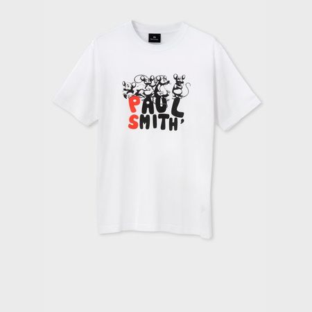 楽天市場 ポールスミス Tシャツ Four Mice プリント ホワイト S Paul Smith ポール スミス クローバーリーフ