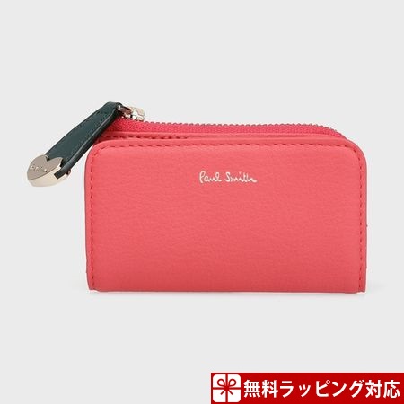 楽天市場 ポールスミス キーケース レディース ハートプル コーラルピンク レッド Paul Smith ポール スミス クローバーリーフ