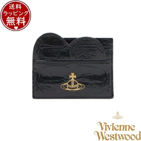【無料ラッピング】 ヴィヴィアン ウエストウッド Vivienne Westwood 名刺入れ HEART カードケース ブラック ブランド 正規品 新品 ギフト プレゼント 人気 おすすめ 誕生日 記念日 クリスマス 送料無料